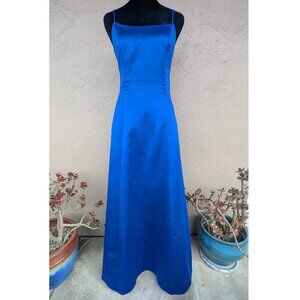 💜Royal Blue Satin Gown – Perfectly Imperfect!